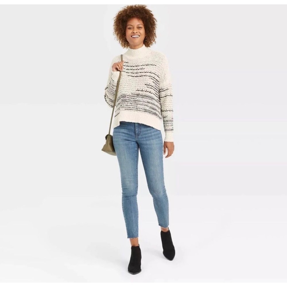 Knox Rose NWT women's Mock Turtleneck
Marled Pullover Sweater Size Large - Picture 3 of 6